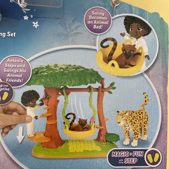 NEW Disney Encanto Antonio & Animals Step & Swing Set - Picture 7 of 8